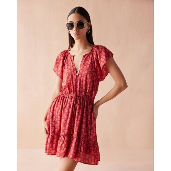 Anthropologie OMIKA Cora Mini Sasha Punch Womens Size Small - Picture 1 of 12